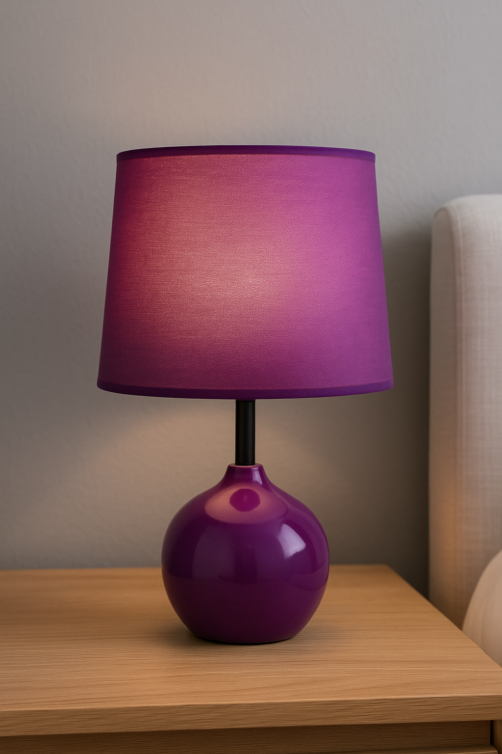 Lampe de chevet Violet