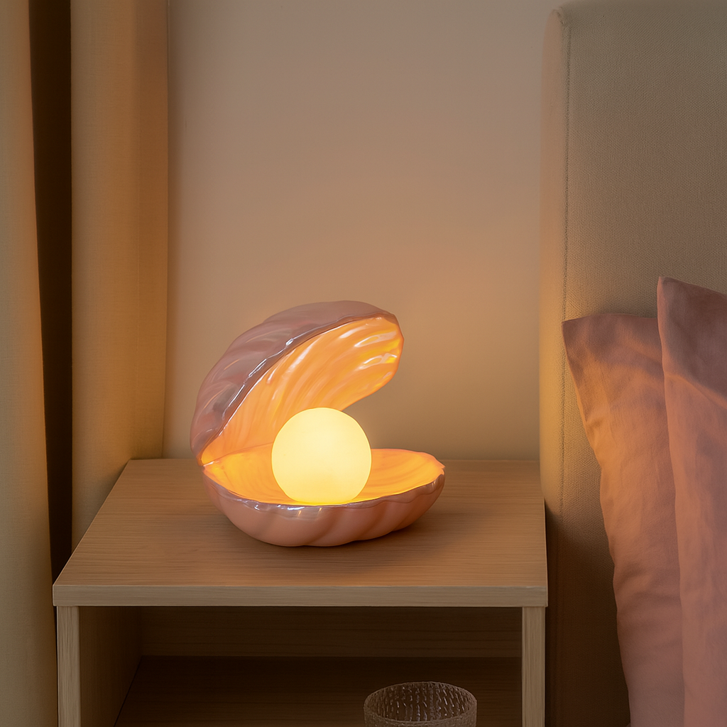 Lampe de chevet Céramique Coquillage