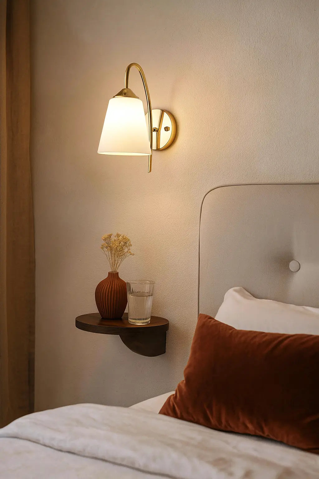 Lampe de chevet Murale Verre Dépoli