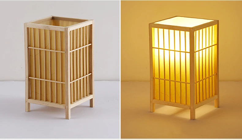 Lampe de chevet Bambou Japonais