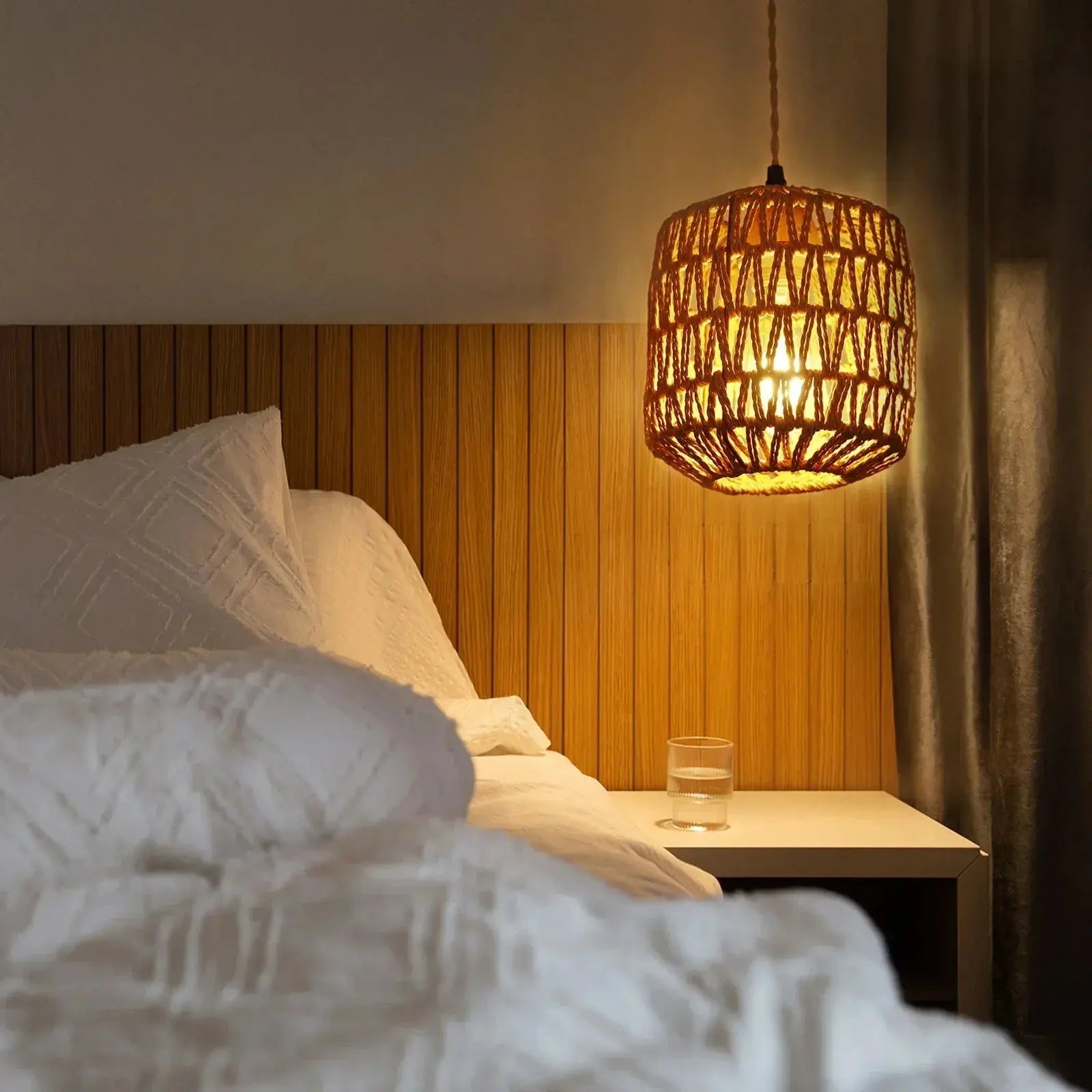 Lampe de chevet Bohème Corde