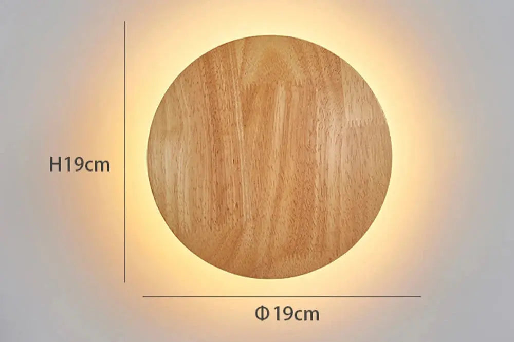 Lampe de chevet Murale Bois