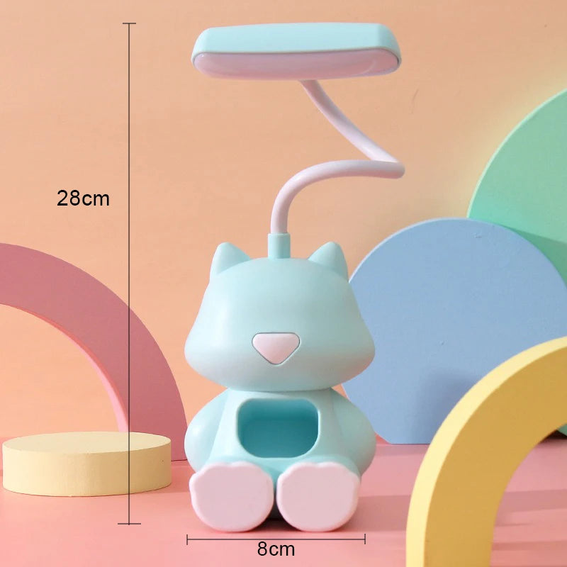 Lampe de chevet Chat Pastel