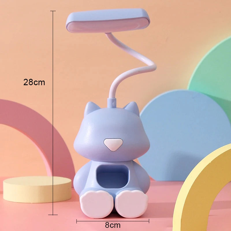 Lampe de chevet Chat Pastel