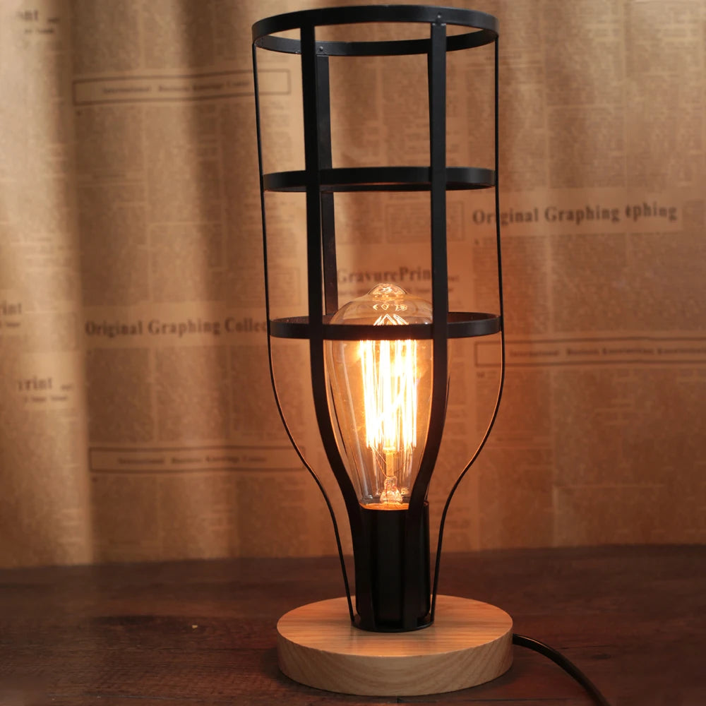 Lampe de chevet Industrielle Vintage