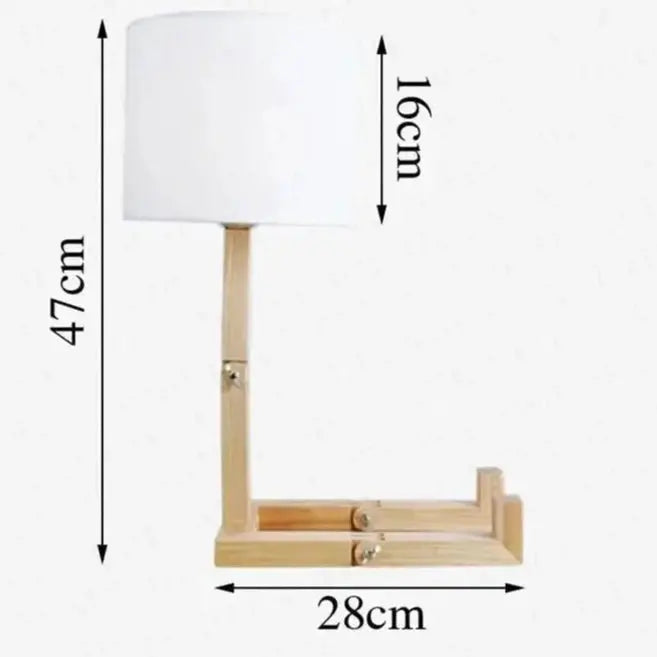 Lampe de chevet Bois Design Robot