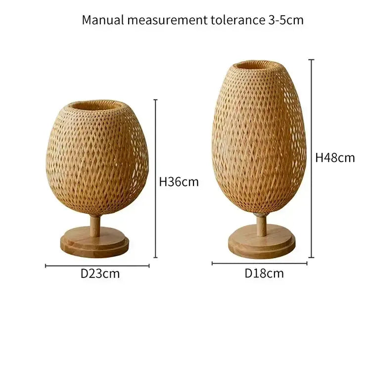 Lampe de chevet Bambou Ellipse