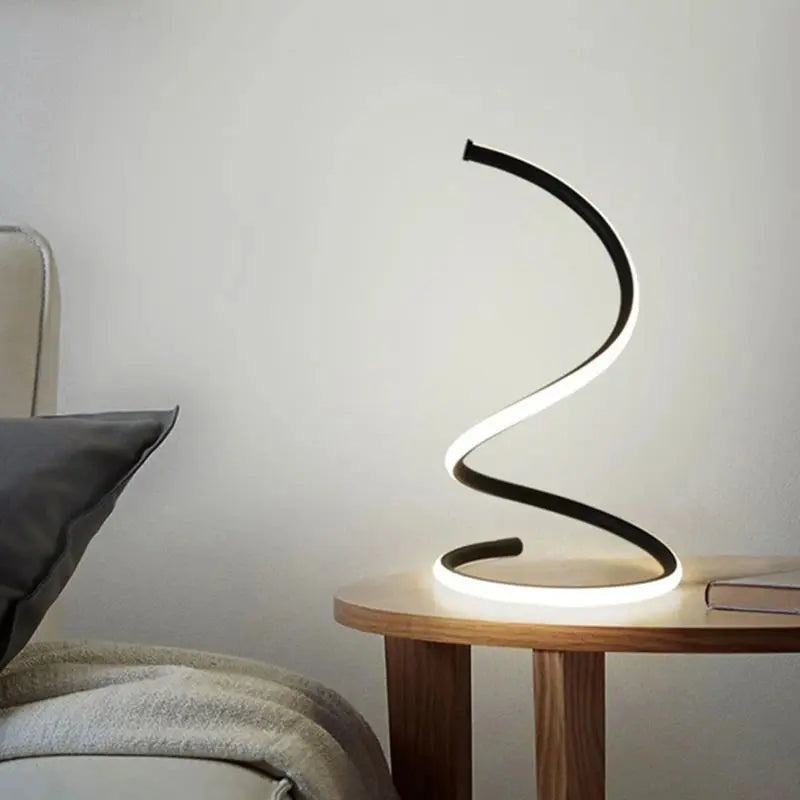 Lampe de chevet LED Spirale