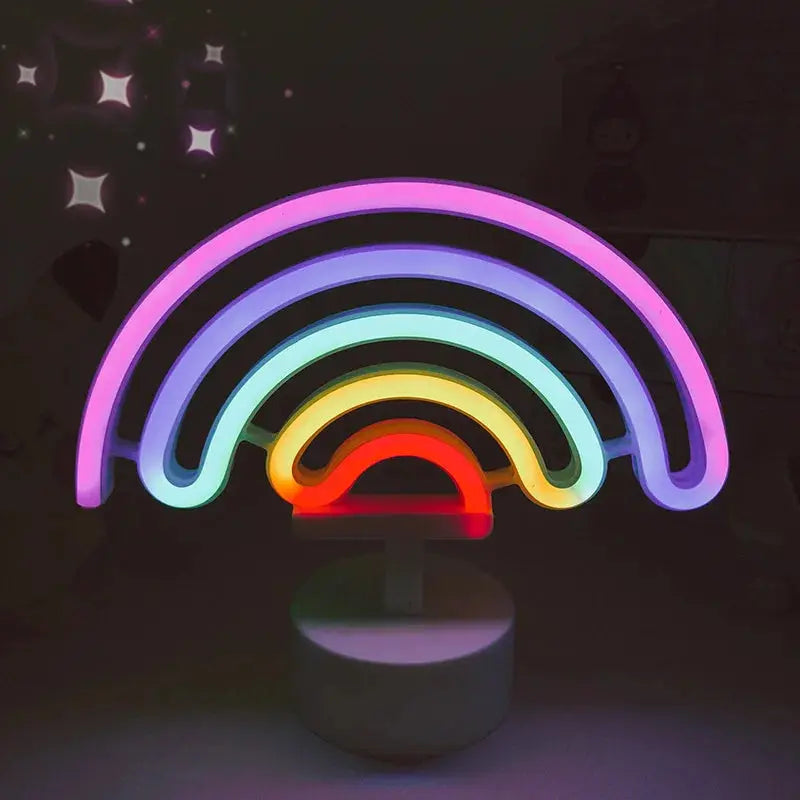 Lampe de chevet Enfant Arc en Ciel