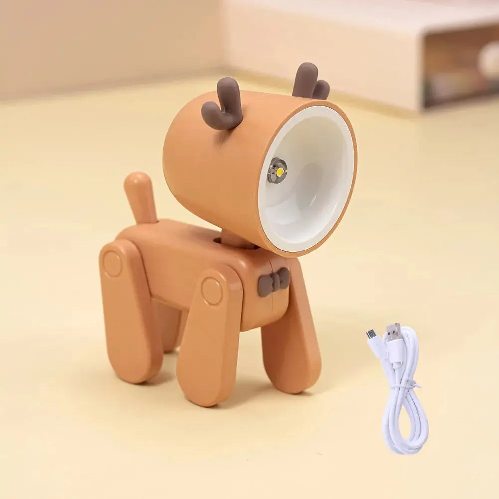 Lampe de chevet Animaux Renne Orange
