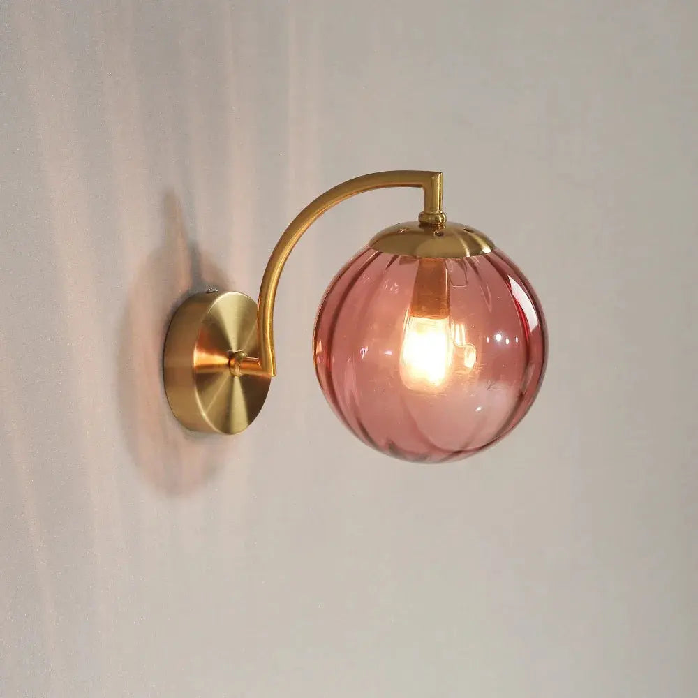 Lampe de chevet Murale Verre Retro
