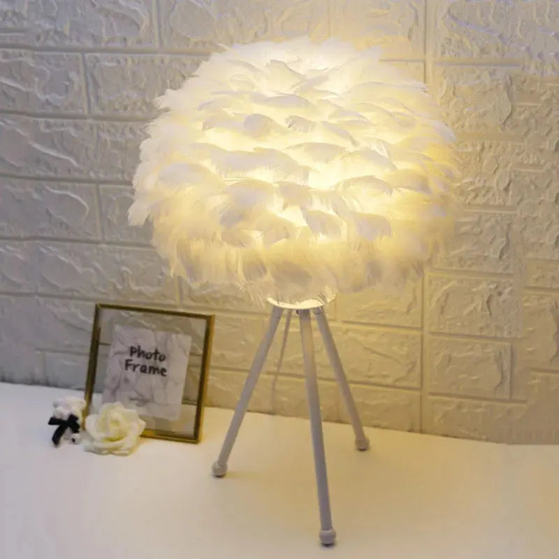 Lampe de chevet Design Plume