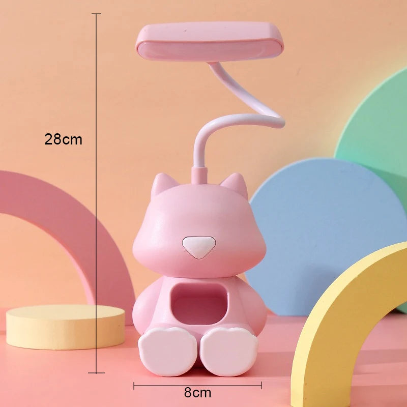 Lampe de chevet Chat Pastel