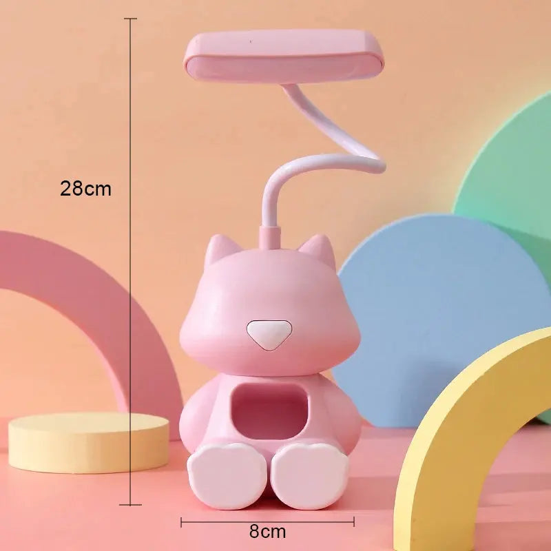 Lampe de chevet Chat Pastel