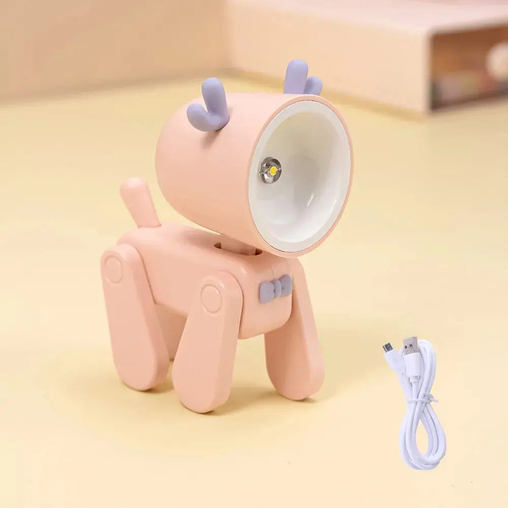 Lampe de chevet Animaux Renne Rose