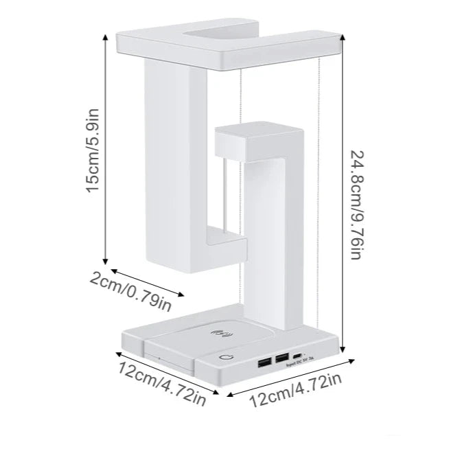 Lampe de chevet Design Chargeur Induction