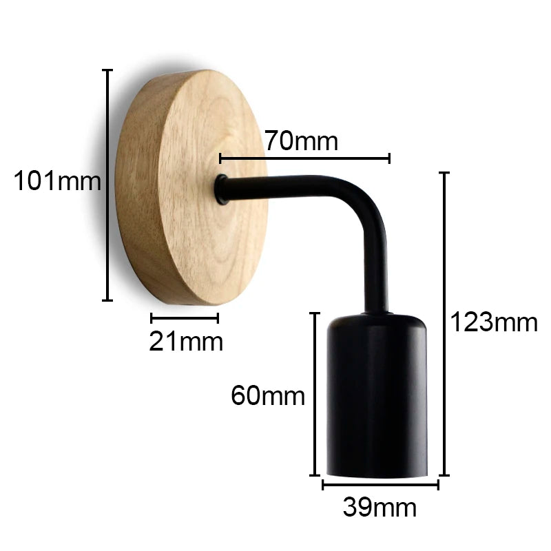 Lampe de chevet Murale Scandinave Minimaliste