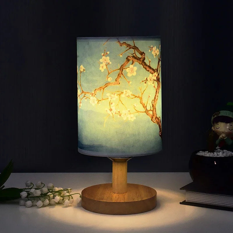 Lampe de chevet Fleur Japonaise