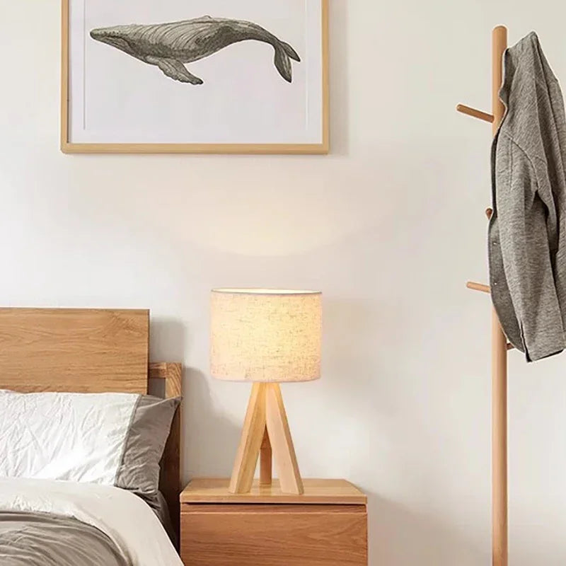 Lampe de chevet Bois Scandinave