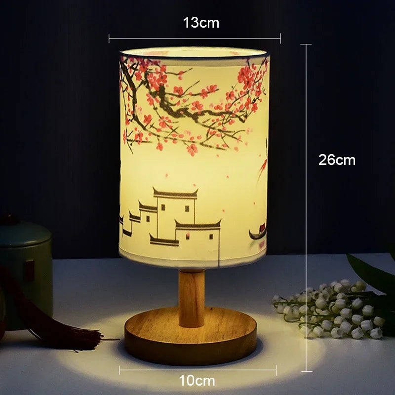 Lampe de chevet Fleur Japonaise