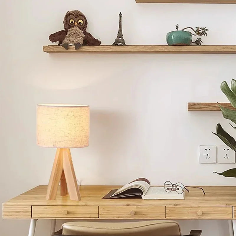 Lampe de chevet Bois Scandinave