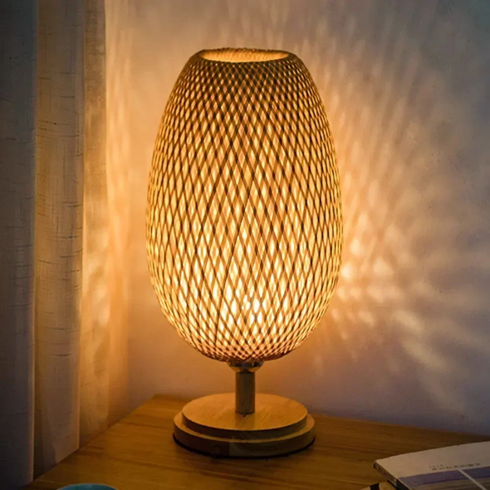 Lampe de chevet Bambou Ellipse 