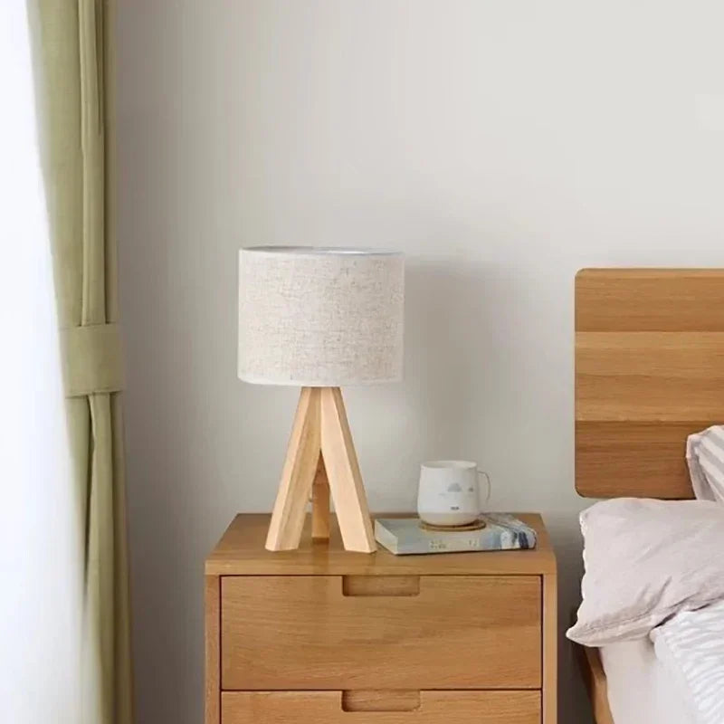 Lampe de chevet Bois Scandinave