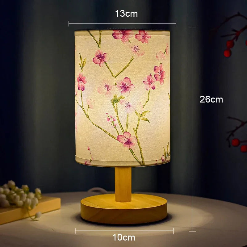 Lampe de chevet Fleur Japonaise