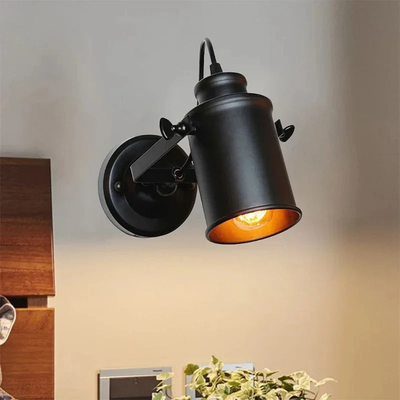 Lampe de chevet Murale Industrielle