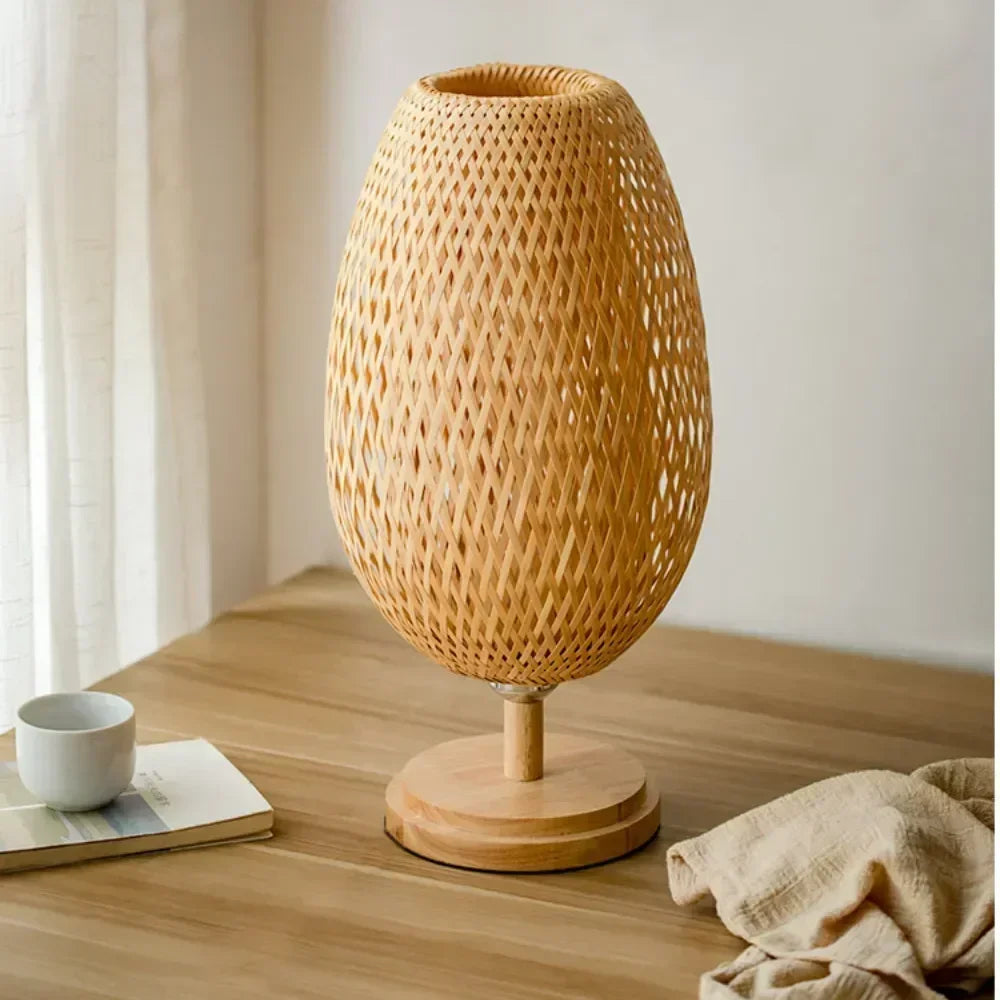 Lampe de chevet Bambou Ellipse 