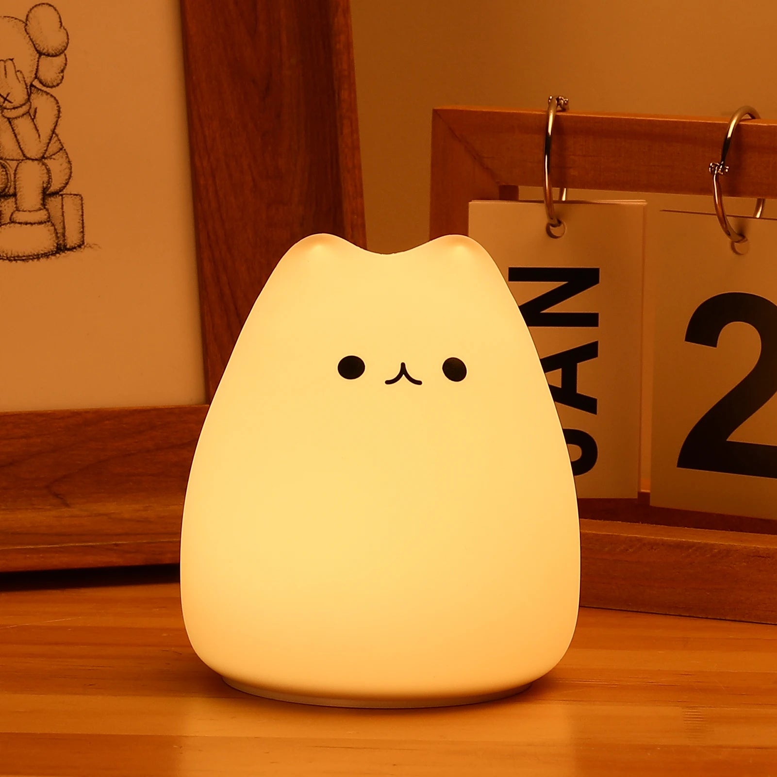 Lampe de chevet Enfant Chat